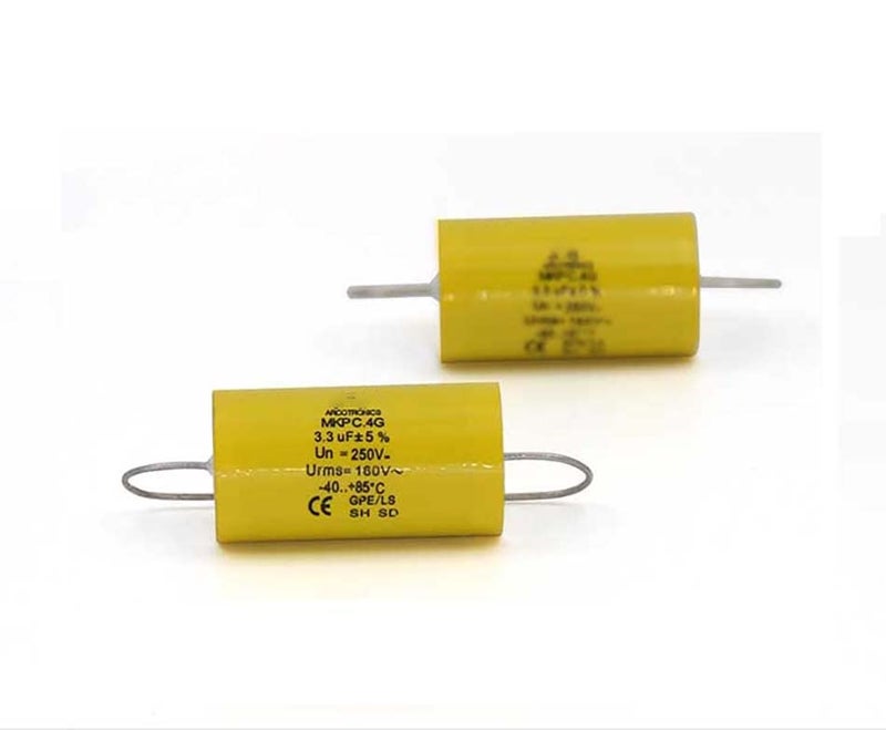 YEGAFE 2pcs 2.2uF 250V Axial Audio Speaker Crossover stepless Film Capacitor 5% Audio Crossover Tweeter Precise Pairing - Image 4